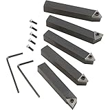 Grizzly G5639 Indexable Carbide Tool Bit Set, 3/8-Inch, 5-Piece [並行輸入品]