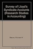 A survey of Lloyd's syndicate accounts : issues in financial reporting at Lloyd's