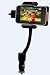 GSI Super Quality Wireless Hands-Free 5-in-1 Dock-Mount-Charger-FM Transmitter-Car Kit, with Goose-neck Mount + Cradle Rotate Function - for Ipod, IPhone 4/3G/3GS, MP3, MP4, CD, DVD Players - Includes Audio Cable, LCD Display - Cigarette Lighter Plug-In