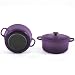 Le Creuset Round French Oven Magnet, Cassis