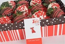1 Dozen Go Red Berries with Free Red Dress Pin