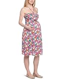 F.E.M. by t-bags Women’s Maternity Ruched Tube Dress With Braided Ties,Oval Print,X-Small