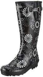 Viking Fox Circle Gummistiefel 1-31020-250, Damen, Stiefel, Schwarz  (black/multi 250), EU 38