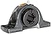 Sealmaster NPL-12TC Pillow Block Ball Bearing, Non-Expansion Type, Normal-Duty, Regreasable, Skwezloc Collar, Contact Seals, Cast Iron Housing, 3/4" Bore, 1-1/4" Base to Center Height, 3-3/4" Bolt Hole Spacing Width