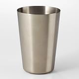 Brushed-Chrome Tumbler