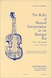 The rules of musical interpretation in the baroque era