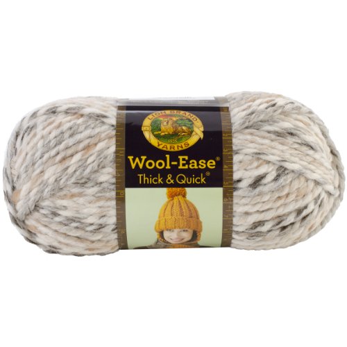 Lion brand yarn 640-504 wool-ease thick and quick yarn,…