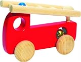 Produkt-Bild: BAJO, Holzspielzeug, Feuerwehrwagen, farbig, Greifling