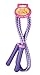 Slinky Poof 0X0598 Poof Hot Ropes Jr. Woven 7-Foot Jump Rope with Plastic Handles, 0.35-Inch Diameter