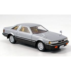 Toyota Soarer 2000, VR-Turbo, met.grau, 1982, Model Car, Miniature d�j� mont�e, Aoshima - Dism 1:43