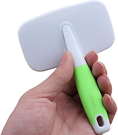 The PRO Quality Dog Brush Is the Perfect Slicker Brush for Dogs Animals (Green)