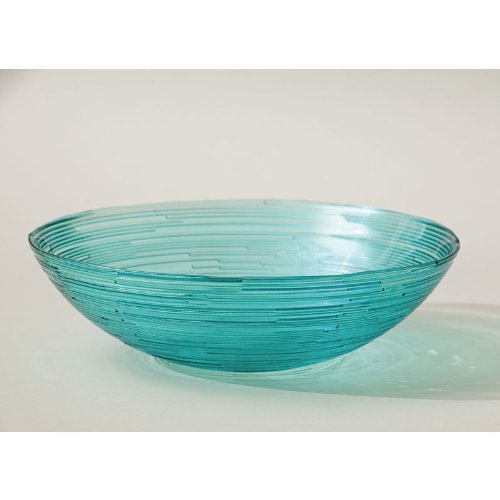 Blue Recycled Glass Bowl