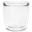 Clear 12 oz Double-Old-Fashioned Insulated Beverage Tumbler, Clear