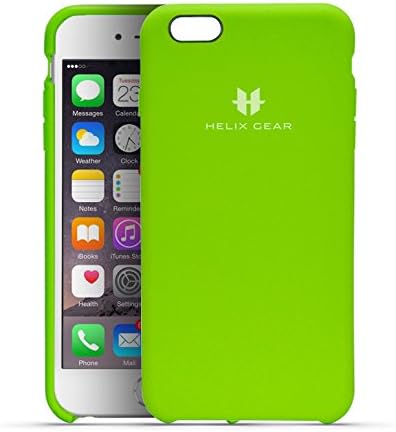 Helix Gear Air Touch Smartphone Case for the iPhone 6/6s - An Exceptionally Well Designed, Soft Touch Case - includes Helix Gear's Comprehensive 1 Year Customer Protection Program (Green)
