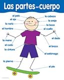 CHART PARTS OF THE BODY SPANISH