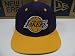 Retro Old School Cap - LOS ANGELES LAKERS Snapback Cap - NBA Cap - 2 Tone Purple/Yellow - Worn by Chris Brown