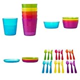 Ikéa Service de table en plastique 36 pièces sans BPA