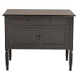 Antique Black 2-Door Buffet
