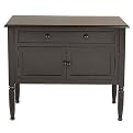 Antique Black 2-Door Buffet