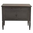 Antique Black 2-Door Buffet