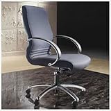 IMAGE OF 1200 Series Swivel - Upholstered Arms Finish: Windsor Cherry, Fabric: Jameston Vinyl - Antique Blue
