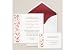 Spring Floral Bright Red Cherry Blossoms - Wedding Invitation Kit (set of 50) - Free Shipping!