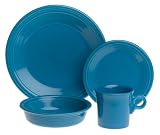 Fiesta 16-Piece, Service for 4 Dinnerware Set, Peacock