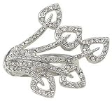 0.75 Carat Designer 5 Hearts CZ Ring