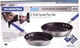 Tramontina Pro 3004: 2 Pack Professional Quality Heavy Gauge Aluminum Alloy Saute Pan Set (8