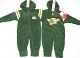 Green Bay Packers NFL Reebok Baby Fleece Coverall (Size 12 Months)