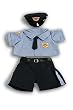 20032-Police Uniform Clothes for 14" - 18" Stuffed Animals and Dolls