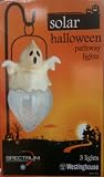 Westinghouse Outdoor Solar Halloween Pathway Lights Ghost - 3 Pack