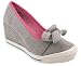 Jersey Bow Wedge 8.5 GREY
