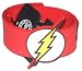 Search : DC Comics The Flash Logo Molded Rubber Wristband 81586