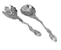 Arthur Court Magnolia Salad Servers