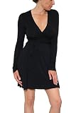 Women's Bailey 44 Lovely L/S Wrap Dress in Navy