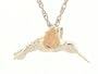 Beautiful! Hummingbird Sterling-silver yellow-gold Black Hills Gold Pendant