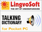 LingvoSoft Talking dictionary software English  Spanish for Pocket PC