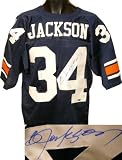 Bo Jackson signed Auburn Tigers Russell Athletic Blue Authentic Jersey- Tri Star Hologram