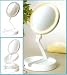 Lighted Folding Vanity & Travel Mirror 12x plus 1x with Travel Pouch