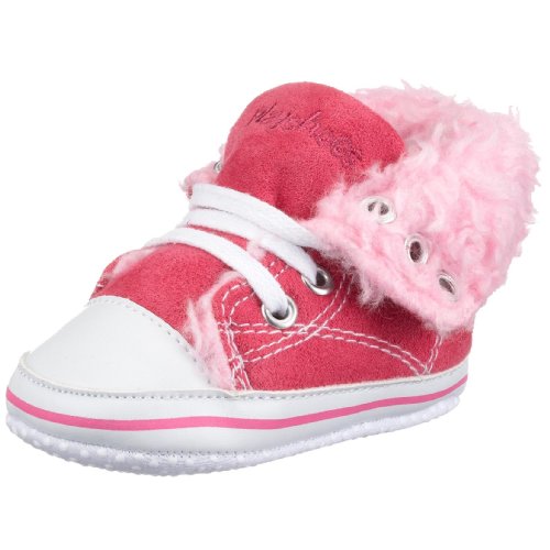 Playshoes Turnschuh gefüttert 121532, Mädchen Babyschuhe, pink, (pink 18), EU 16