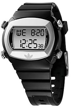 Adidas #ADH1570 Candy Black Silver Digital Sports Watch