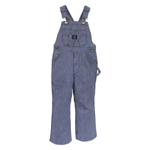 Key Little Boys or Little Girls Hickory Stripe Bib Overall