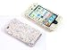 Smile Case 3D White Pearl Design Bling Rhinestone Crystal Jeweled Snap on Full Cover Case for iPod touch 4 iTouch 4 (it-3D White Pearl)