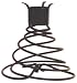 Gazing Globe, Black Helix Stand