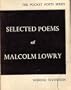 Selected Poems of Malcolm Lowry (N0.17 Pocket Poets Series)