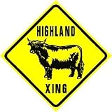 HIGHLAND CROSSING cattle ranch beef sign