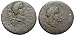 Kingdom of Bosporus, Aspurgus, c. 14 - 37 A.D., In the Name of Tiberius; Bronze 12 Nu...