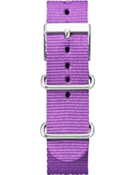 Timex T7B918 Weekender 20mm Purple Nylon Slip-Thru Watch Strap