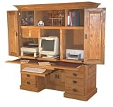 Computer Center Woodworking Plan